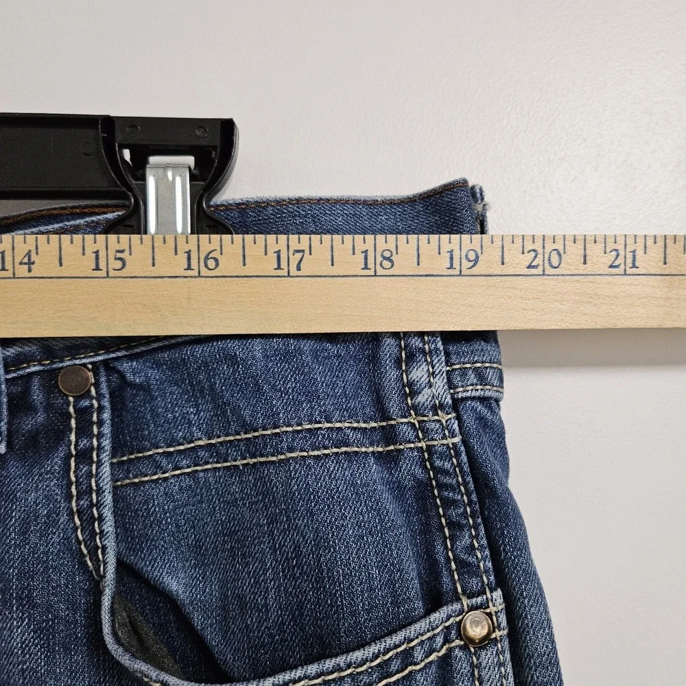 Wrangler Retro Relaxed Fit Jeans Mens 40x34 Blue WRT20RT Straight Leg Western